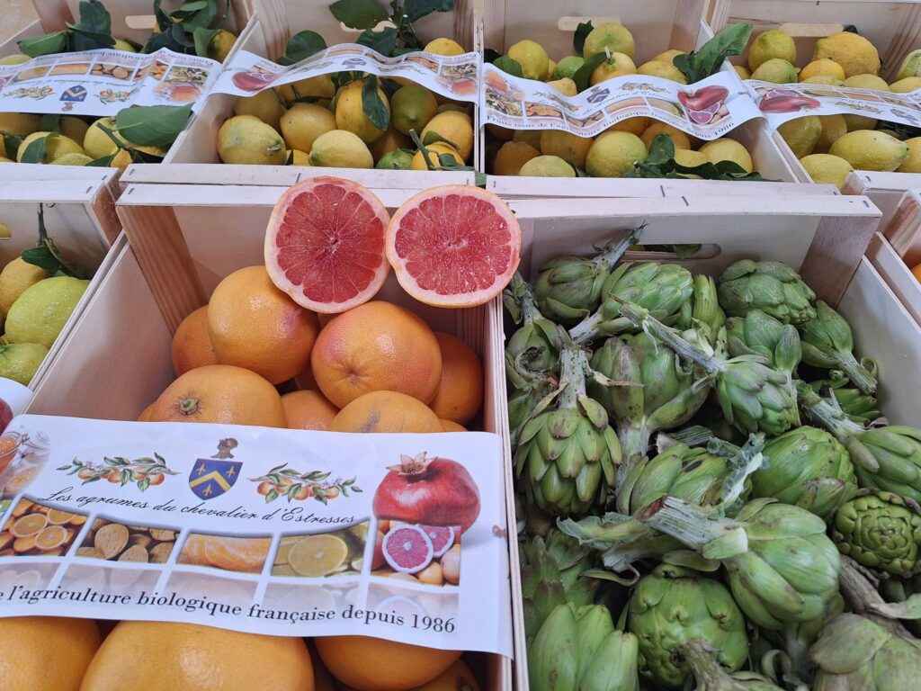 Citrons, rtichauts et Pomelos - Produits bio de Corse - Château d'Estresses